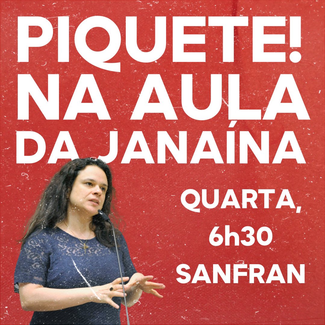 xideagosto_usp's tweet photo. PIQUETE NA AULA DA JANAÍNA

A @janainacpaschoal quer desrespeitar a decisão dos alunos em iniciar uma greve. Ela quer desmobilizar as estudantes e deslegitimar as pautas que defendemos!

O XI convoca todas as alunas para garantir que a greve seja respeitada! 🔥✊🏽 https://t.co/KBi6CHCQDo