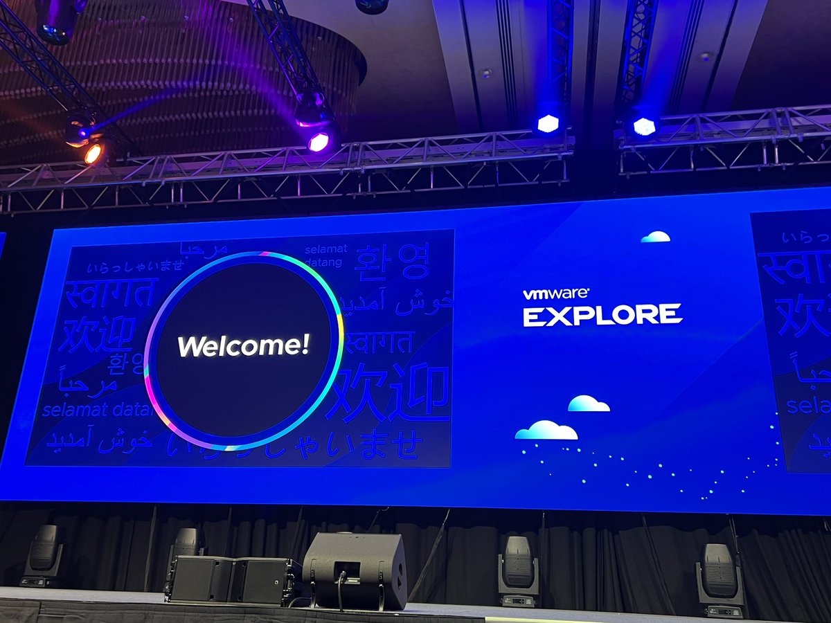 It’s #VMwareExplore Singapore week! The Gen Session is underway. Follow along at vmware.com/explore/sg.html and blogs.vmware.com/explore