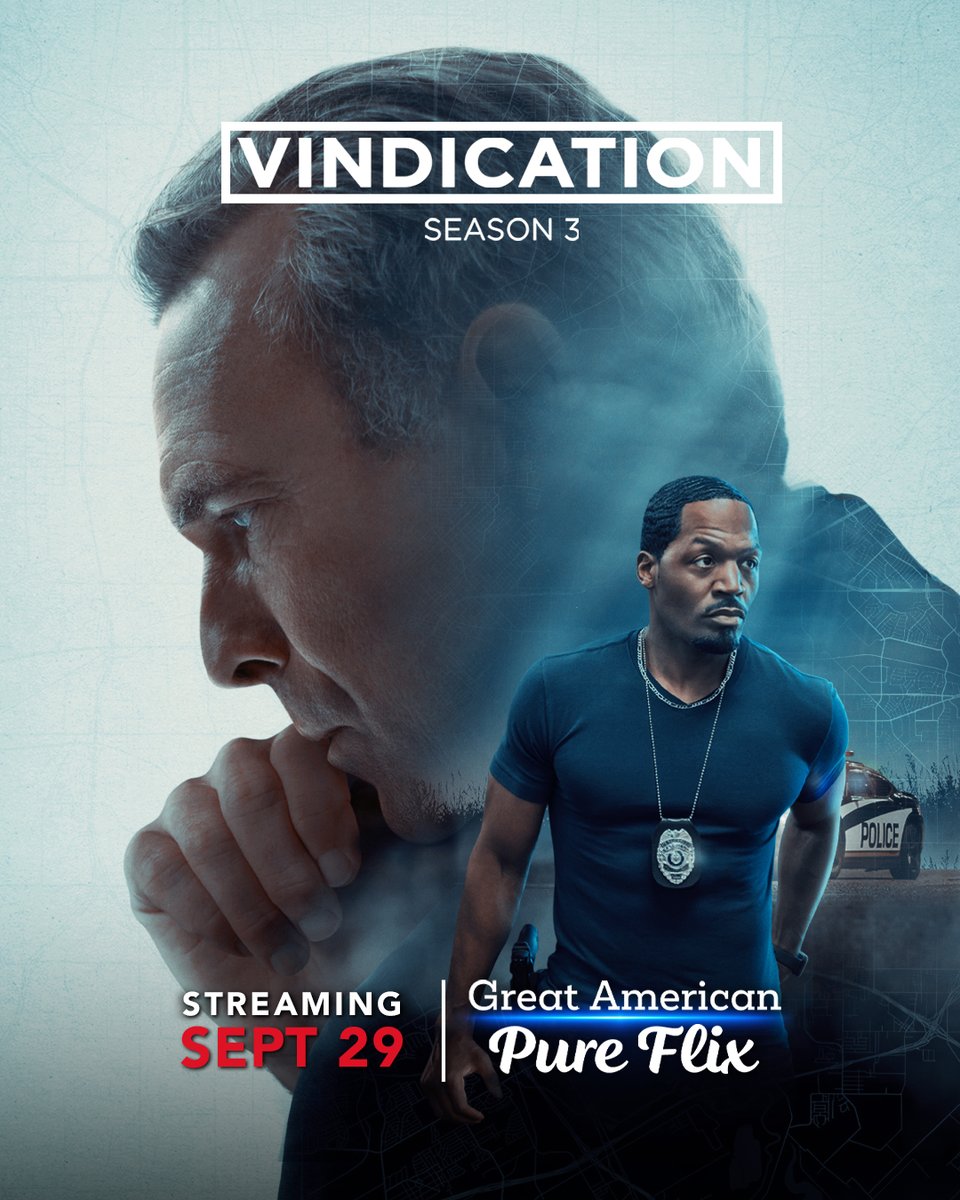 PureFlix's tweet photo. Calling all Vindies...

Season 3 of "Vindication" is streaming on FRIDAY! https://t.co/NL3SNBxe3o