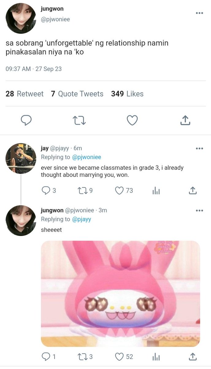 qtsvnki's tweet photo. "elementary relationships don't last"

a #jaywon one tweet au— https://t.co/j5HjlR3isK