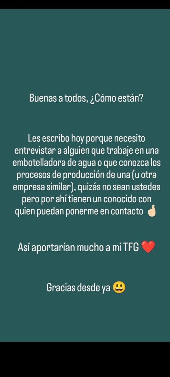 Hola twitteros, les dejo este mensajito por acá. Si no conocen a alguien igual agradezco que me ayuden con un rt! 🫶🏻