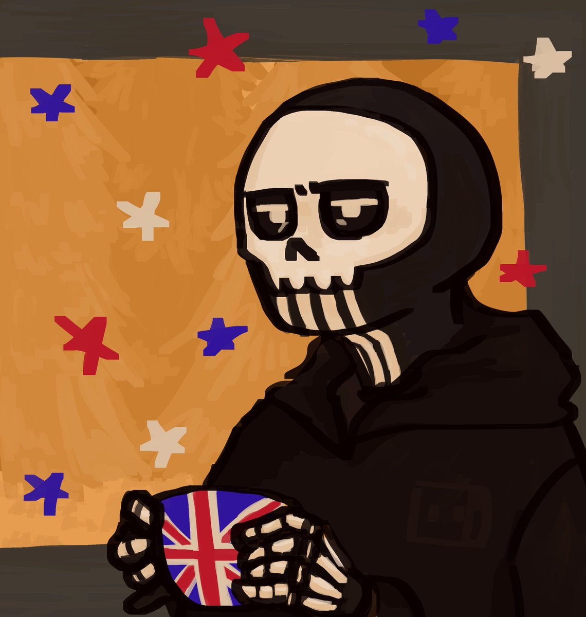 Cardboard1_'s tweet photo. 🍂☕️Ghost drinking some afternoon tea 🍂✨
+British Version 💀
#ghostcod  #ghostmw2 #cutiepatootie https://t.co/r0XjzOOCTr