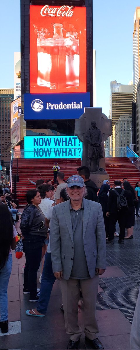 At Times Square, New York, for the 78th UNGA, my 23rd.