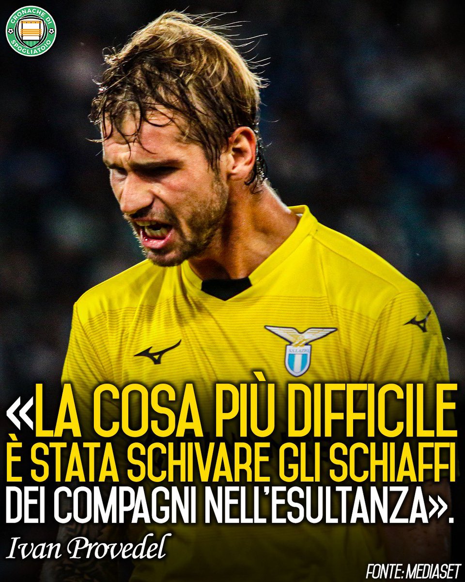 Le parole di Ivan Provedel, l'eroe della serata 💪

#cronachedispogliatoio #provedel #lazio

(1/3)