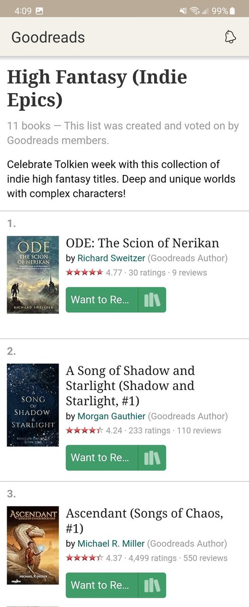 rgsweitzer3's tweet image. FREE PUPPIES! Now that I have your attention, my fantasy adventure novel ODE just hit #1 on this Goodreads list of Indie Epics! #indiefantasy #ingramspark #curatedindie #ingramsparkauthor #fantasybooks #literaryfantasy