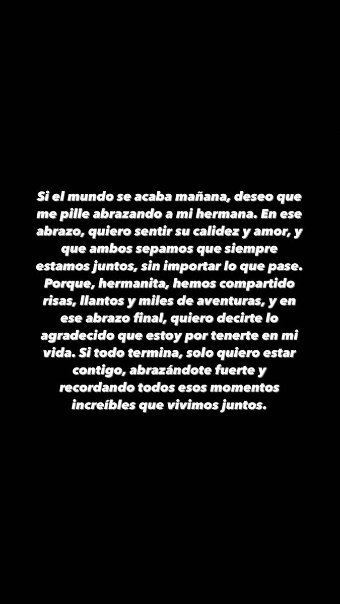 si el mundo se acaba mañana