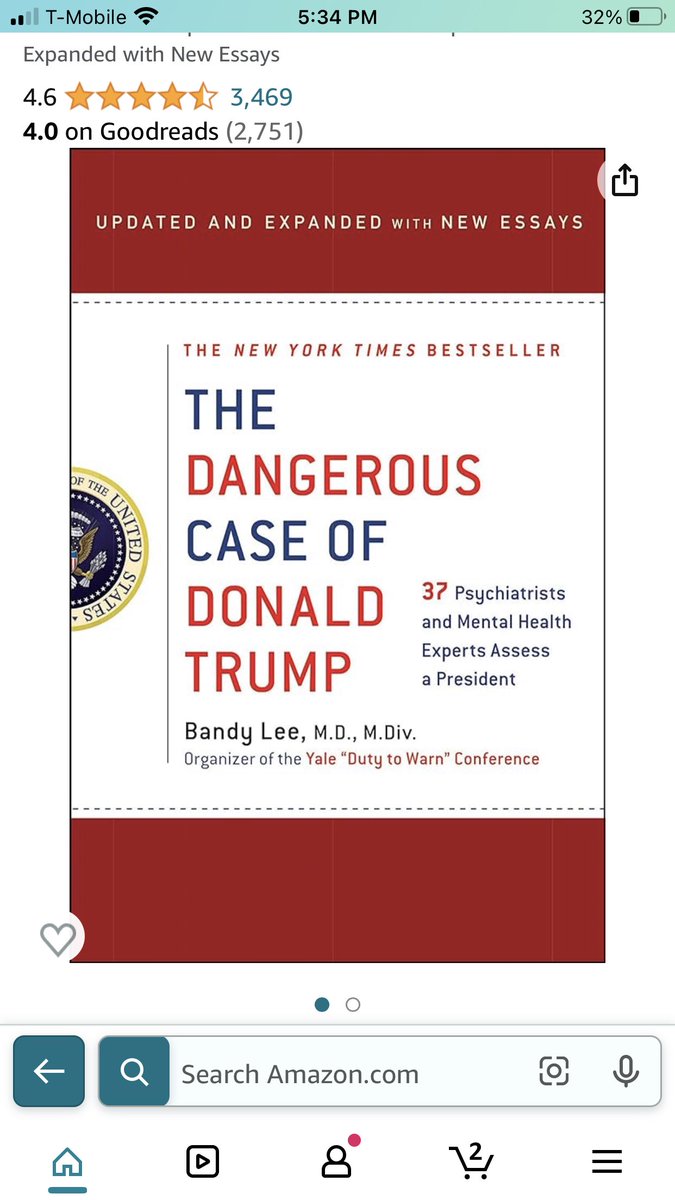aandasgram's tweet image. 37 Mental Health Experts and Psychiatrists think Trump is Mentally Unfit to serve. #DutyToWarn