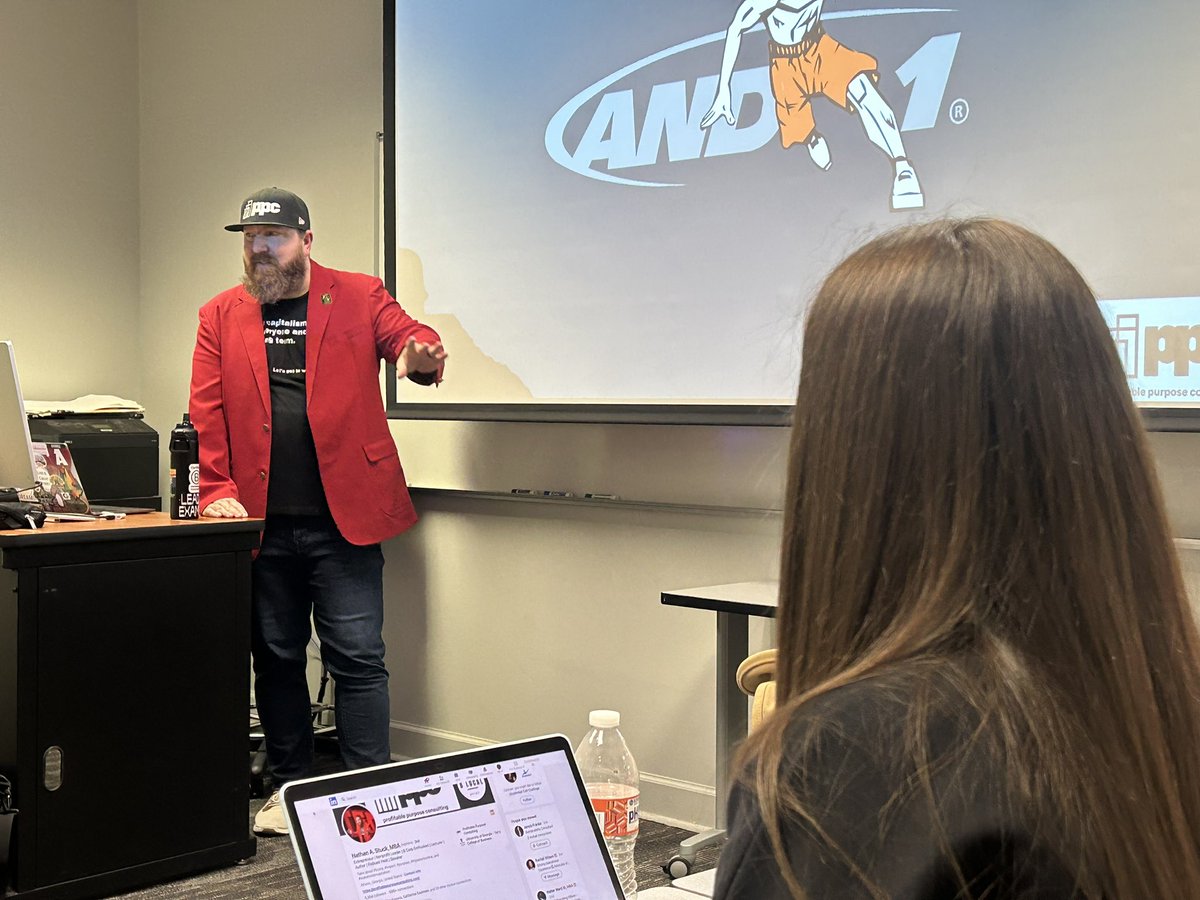 “Every ripple makes a difference”, entrepreneur Nathan Stuck told <a href="/GradyNewsource/">Grady Newsource</a> students. Thanks for creating ripples with your talk about B corporation certification, spotting greenwashing, and choosing responsible brands!