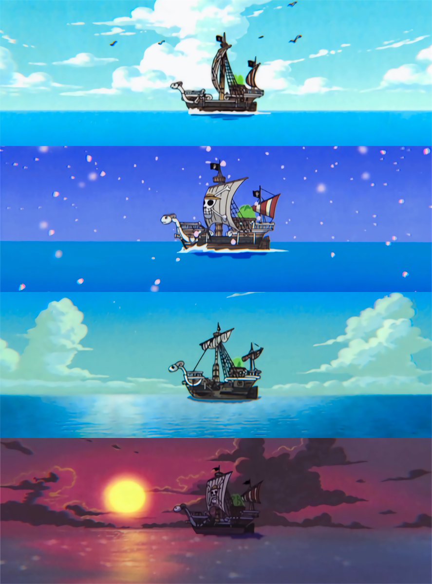 Goin Merry One Piece Lively Wallpaper