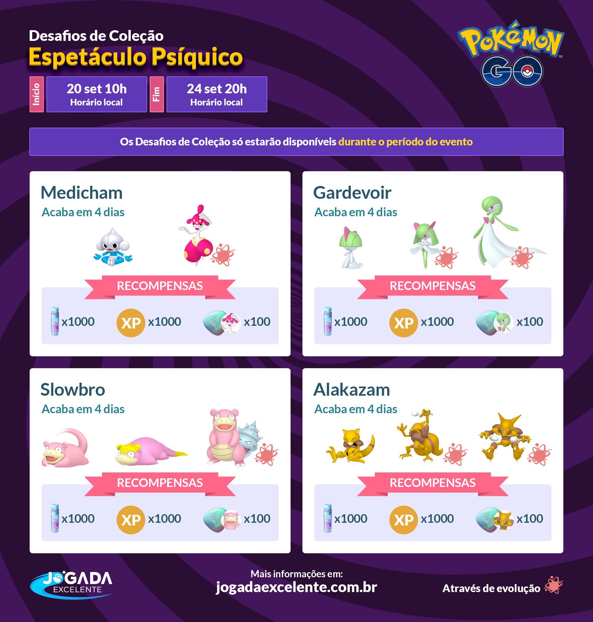 Espetáculo Psíquico  Pokémon GO 