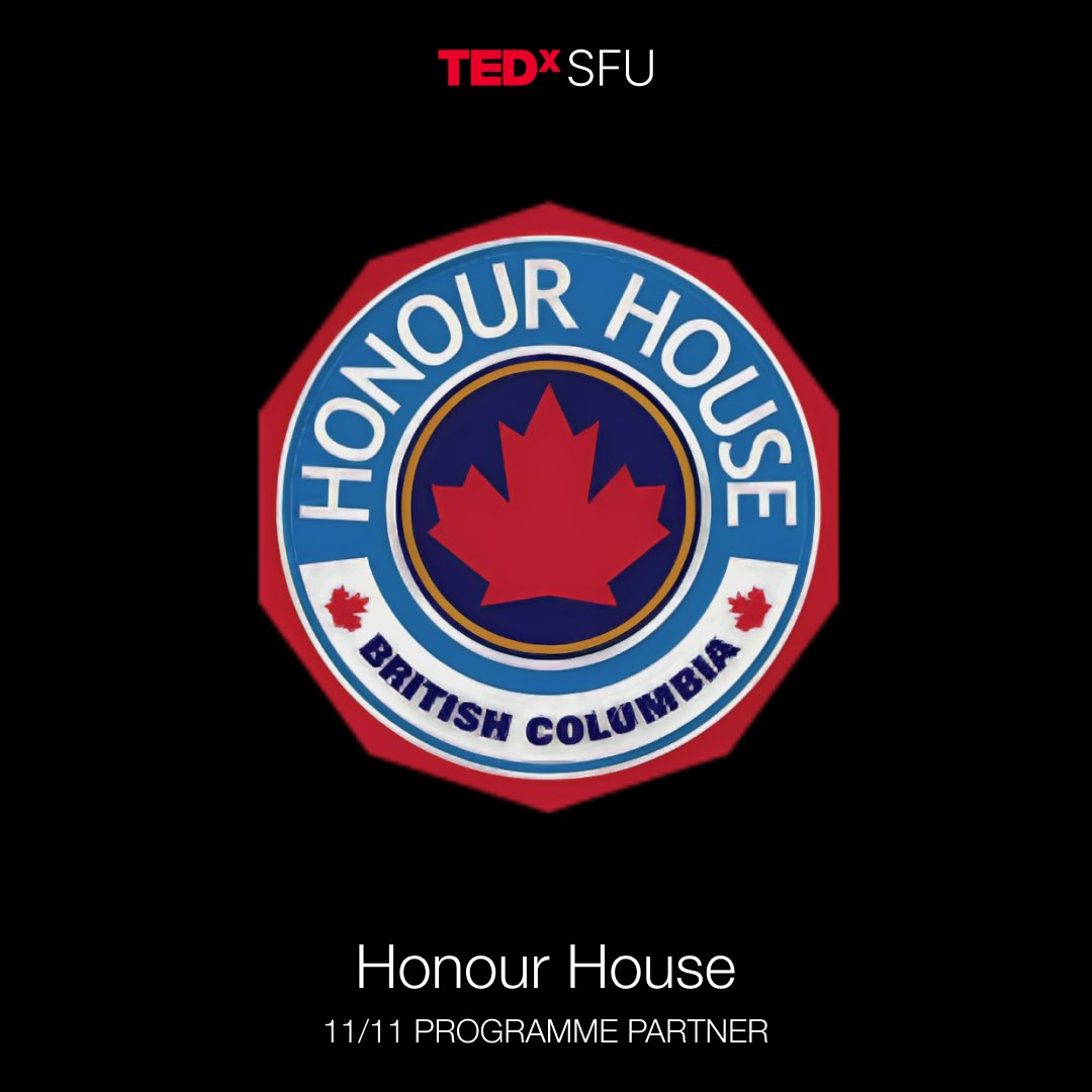 Excited to introduce Honour House as our TEDxSFU partner. We're proud to align with this incredible organization that provides a comforting haven for our Canadian Armed Forces, Veterans, Emergency Services Personnel, and their families during medical treatment in Metro Vancouver.