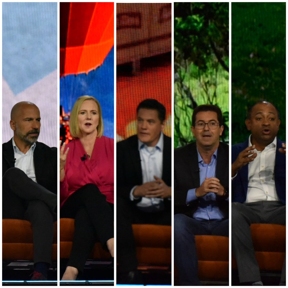 gsteulet's tweet photo. Numerous C-Managers took the stage during Safra Catz’s keynote at Oracle #CloudWorld. 

Companies such as Uber, Aon, First Solar, Loblaw Companies Limited, TIM Brasil and Emerson all shared their experiences in migrating parts of their infrastructure to the Oracle Cloud. #OCW23 https://t.co/ovOGfwtmRA