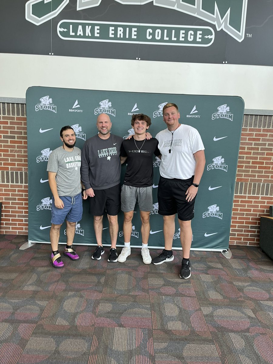 After a great visit, I’m extremely excited and blessed to receive a scholarship offer from Lake Erie College! Huge thanks to Coach Faddoul, Coach Hain, and Coach Conley for the opportunity! <a href="/lakeeriembk/">Lake Erie Storm Men's Basketball</a> <a href="/NRboysBBALL/">Ridgeville Hoops</a> <a href="/MaineG52/">Jermaine</a>