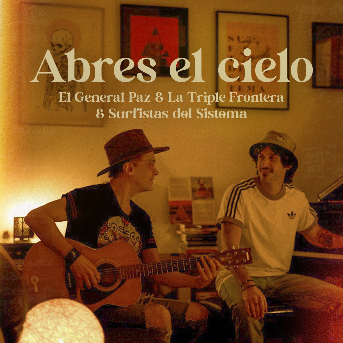 “Abres El Cielo”, es el nuevo single de El General Paz &amp; La Triple Frontera en colaboración con #SurfistasDelSistema.
Esta canción es un rock/pop progresivo, al mejor estilo de las canciones que amamos de los años 80s.
Ya Disponible en tiendas digitales. farolatino.ffm.to/abres-el-cielo