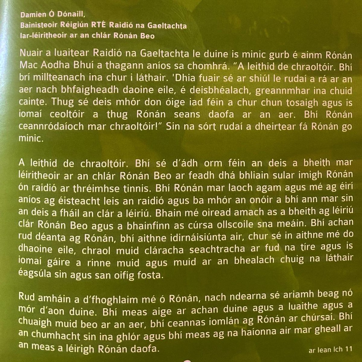 Damien Ó Dónaill tweet media