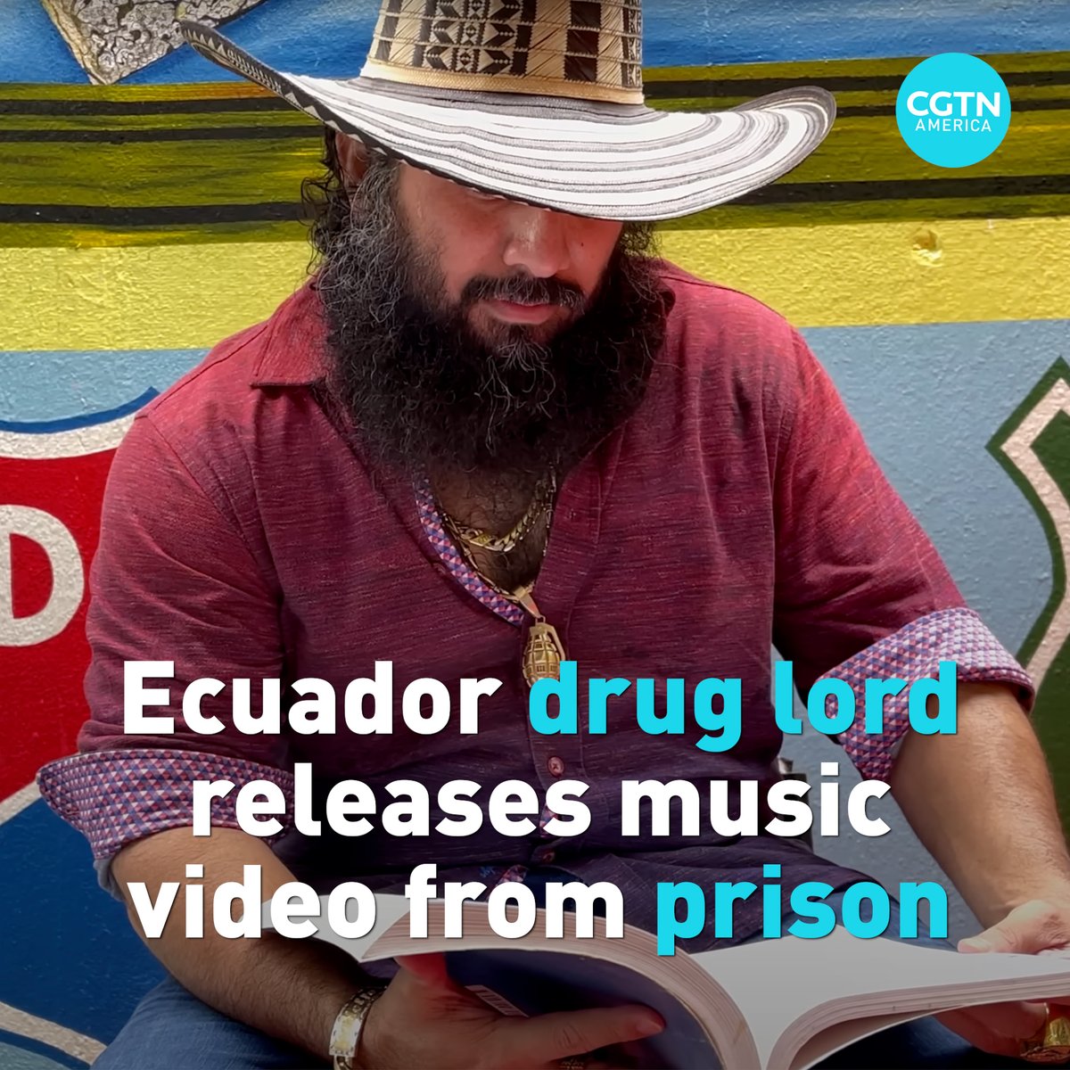 A music video, reminiscent of a traditional Mexican ballad and featuring one of Ecuador’s most feared drug lords, José Adolfo “Fito” Macías Villamar, was reportedly filmed inside the notorious Guayaquil prison and posted on YouTube.

The song taunts the Ecuadorian government,