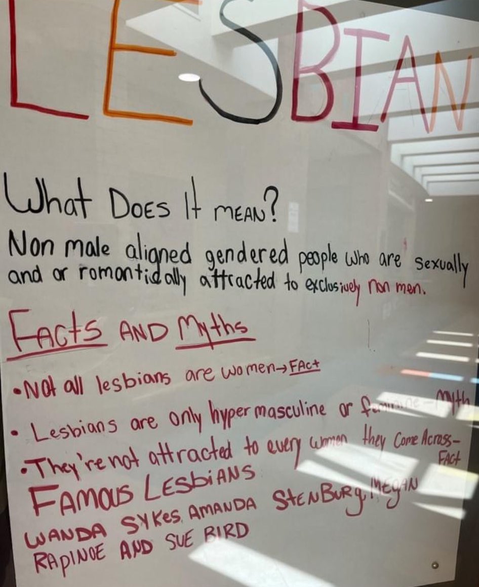 ChanLPfa's tweet photo. Student work displayed in the hallway of an Ottawa elementary school. Nobody is indoctrinating your kids, Exhibit M. https://t.co/QZnV9ZtsLQ