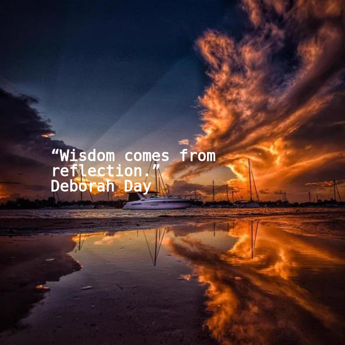 Qu0tes108's tweet photo. 📖“Wisdom comes from reflection.”
🖋Deborah Day
#DeborahDay
#goodquotesdaily
#motivationquotes
@RenaiArt108 https://t.co/u3Qst9PiVU