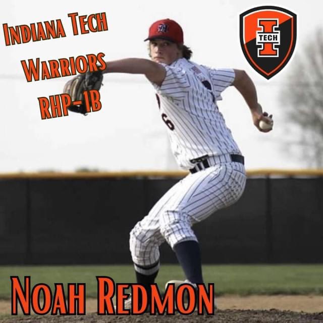 Congratulations 2024 South Coast Blues prospect team IF/P <a href="/noah_redmon_4/">Noah</a> on his commitment to Indiana Tech! Noah is the best defensive 1st baseman I have had the pleasure to coach! Two way kid who’s fastball is up to 89! The warriors got a great one!