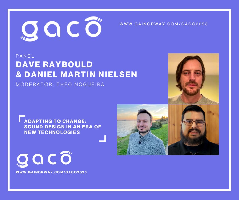 GAiNorway's tweet photo. Join us at GACO for some exciting panel discussions! Don't miss this chance to gain valuable perspectives on music, sound design, technology, and creativity 🎶💜
#GACO2023 #GameAudio #GameMusic #MusicBeyondBoundaries #LenaRaine https://t.co/16auy0DkhT
