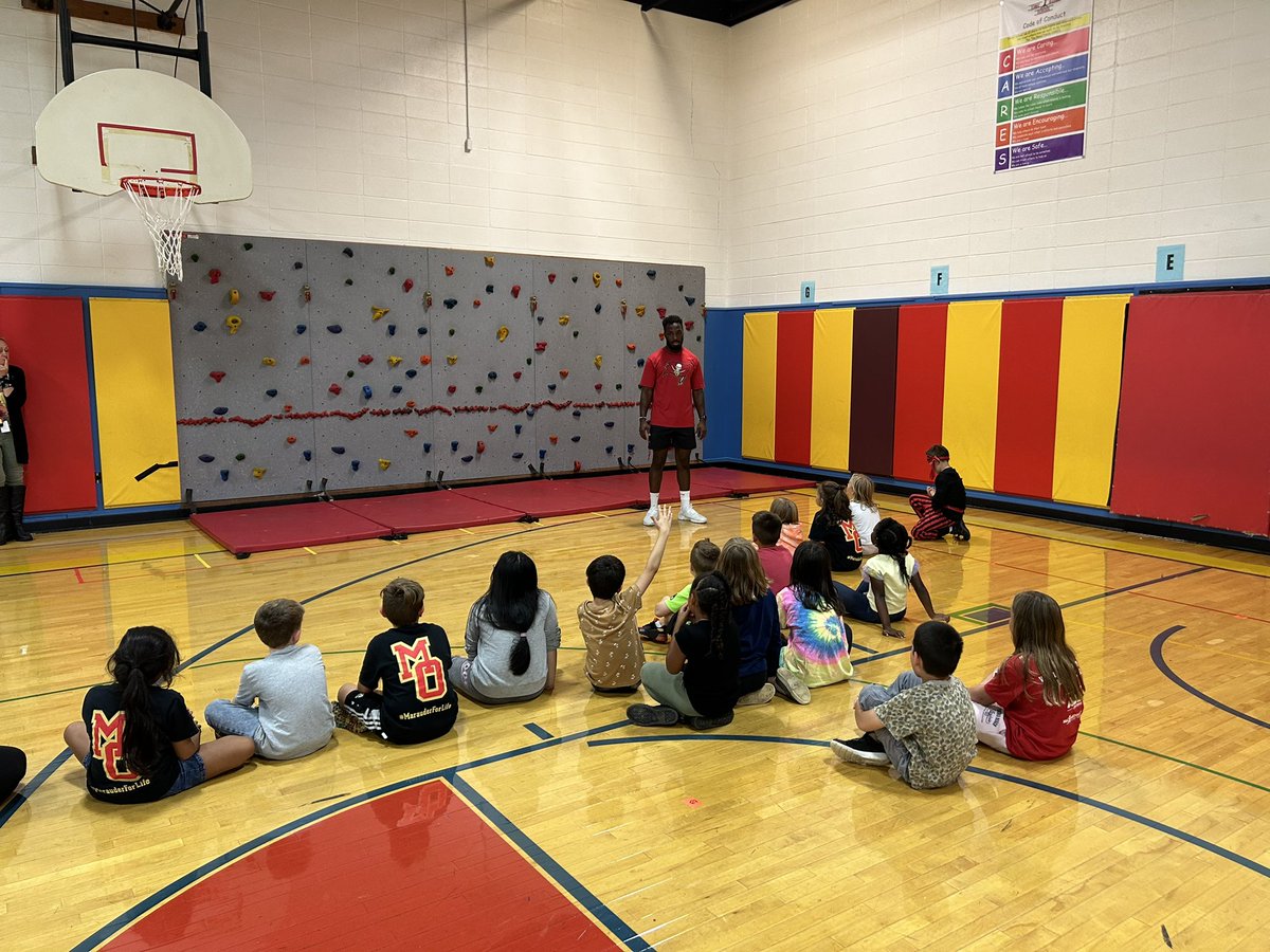Mr. Alston introduced our rock climbing wall today to some awesome 2nd graders (Vergara/Krutisia) today. We are pretty excited to use this for stations!
