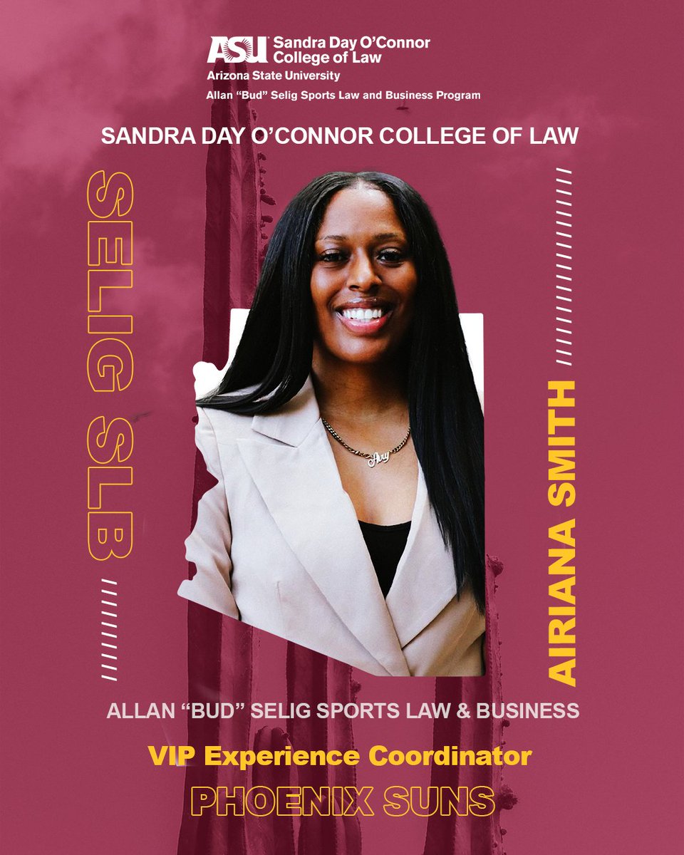 SeligSLB's tweet photo. Congratulations to SLB student Airiana Smith on her role with the @Suns as a VIP Experience Coordinator!🔱 https://t.co/4elqcgJmIo