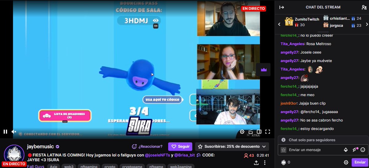 👉Martes de comunidad en <a href="/suragamingteam/">Sura Gaming</a>!

Si todavía no te sumaste no te lo podes perder, muchos juegos, risas y diversión asegurada en nuestro stream semanal con el team🤩