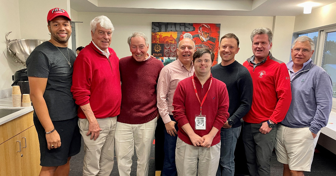 fairfieldprep's tweet image. Fairfield Prep PAAC members (Prep Alumni Advisory Council) gathered in the President‘s Suite at Rafferty Stadium for the first home football game with a bird’s eye view! We thank all of our Alumni for their dedicated support for Prep! #BeIgnited #ForOthers #PREPforLife #AMDG