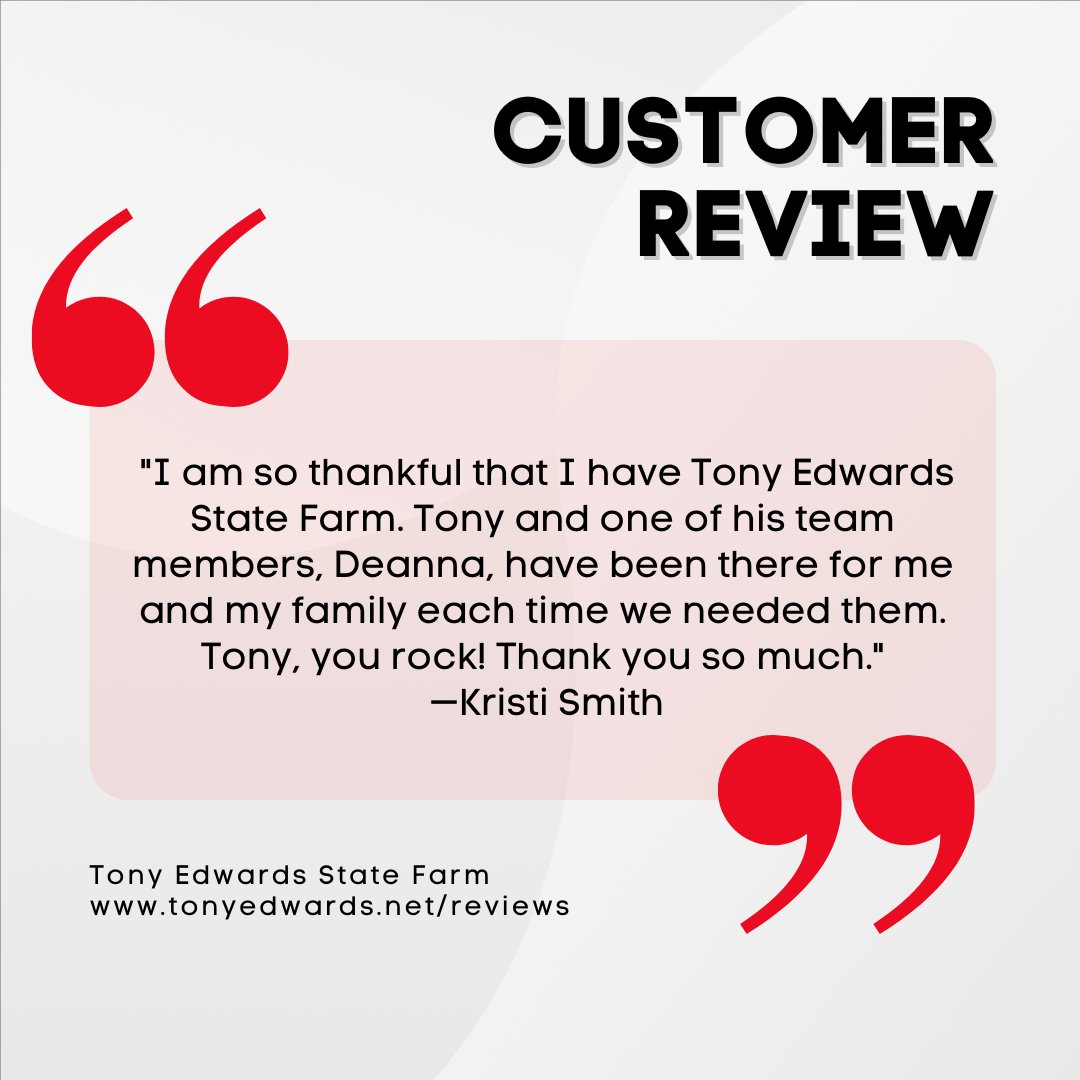 EdwardsInsure's tweet photo. Elevating your insurance experience is our priority! If our service has made a positive impact on you, let us know. Your review could be the key to helping someone else discover exceptional coverage. #CustomerFeedback https://t.co/AIU2SNtDGM https://t.co/MeWBeNxEzO