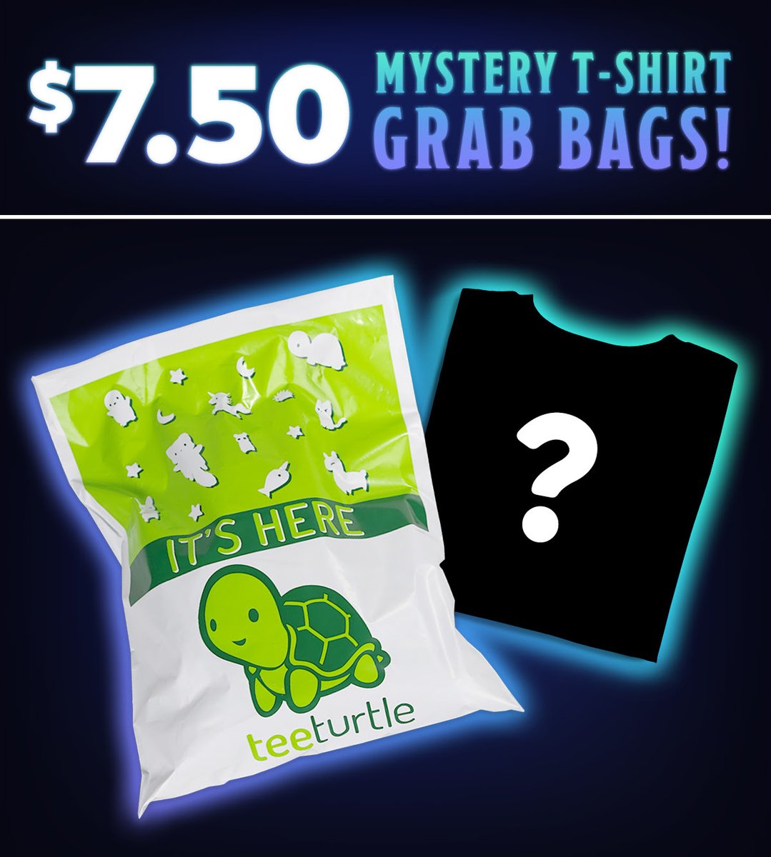 TeeTurtleHQ's tweet photo. 🚨 50% OFF ALL GRAB BAGS RIGHT NOW! 🚨
https://t.co/uHsqGHFsNg
____________________
#teeturtle #sales #sale #shirts #tshirts #plushies #reversibleplushies #toys #grabbags #mysterybags #mysterypack https://t.co/OCBgOjTgOD