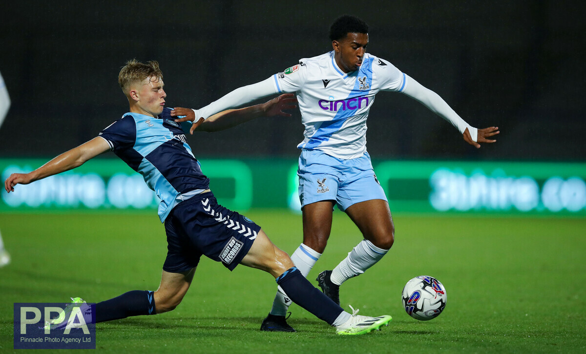 ppauk's tweet photo. β½οΈ - ππΌππππ ππππ - β½οΈ
@wwfcofficial FC claim slender 1-0 win over @cpfc Club U21s in latest round of the EFL Trophy
πΈ - Micah Crook
#wycombewanderers #crystalpalace #football #EFLTrophy #MatchAction #pictures https://t.co/fNdUw6rdhv