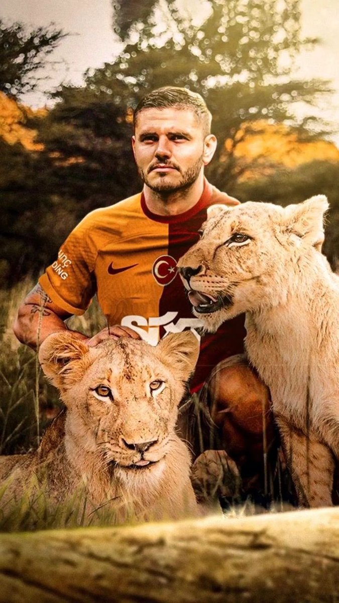 esmerveyso's tweet photo. Aslan parçası iki gözümün ciceği İcardim @MauroIcardi #Icardi #Galatasaray #uefachampionsleague 💛❤️🦁 https://t.co/fL3EufjESG