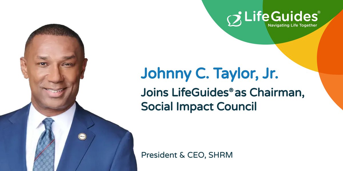 🌟 Hot of the Press! LifeGuides is thrilled to announce that <a href="/JohnnyCTaylorJr/">Johnny C. Taylor, Jr., SHRM-SCP</a> , President and CEO of <a href="/SHRM/">SHRM</a> , has joined as Chairman of our newly created LifeGuides Social Impact Council! 🎉

Read the full Press Release here→prnewswire.com/news-releases/…

#LifeGuides #SHRM #Empathy