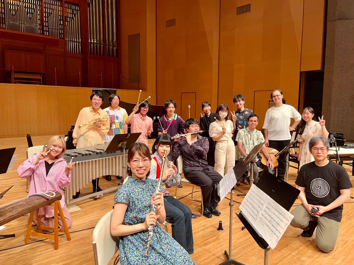 CompositionKcm's tweet photo. 7/20「テリー・ライリー公開講座」のときの様子が少し、番組でも流れるそうです。

EP1の放送予定
本放送予定：9/22（金）21:30～21:59
再放送���定：9/27（水/火曜深夜）00:25～00:54
NHKプラス：本放送の同時＆見逃し配信1週間

久石譲招聘教授との対談、2話ともお見逃しなく！ https://t.co/JKEJYgrjzs