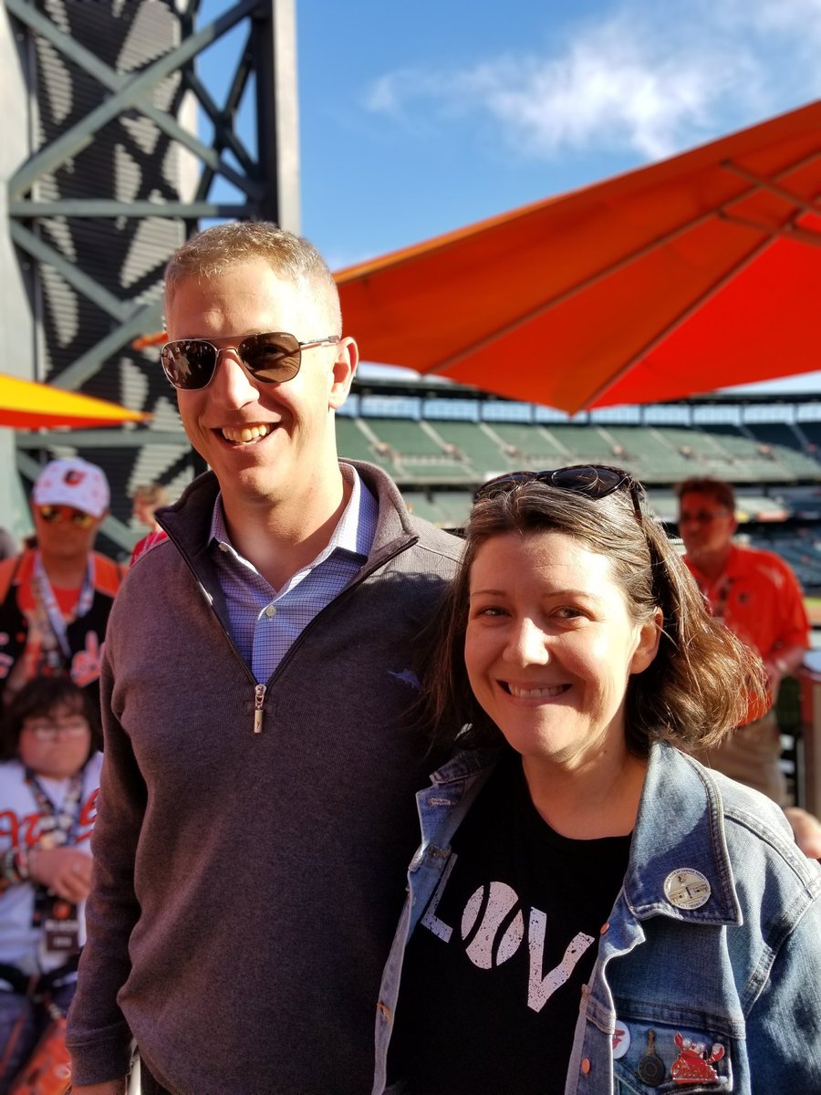 1L's tweet image. I've been all in on Mike Elias &amp;amp; Co. since they got here. I've Believed in the Rebuild. This pic is from a M&amp;amp;G back in 2019. I'm excited for this team, this season, and to see all the potential. #Orioles #Birdland    #SoakItIn #LetsGo