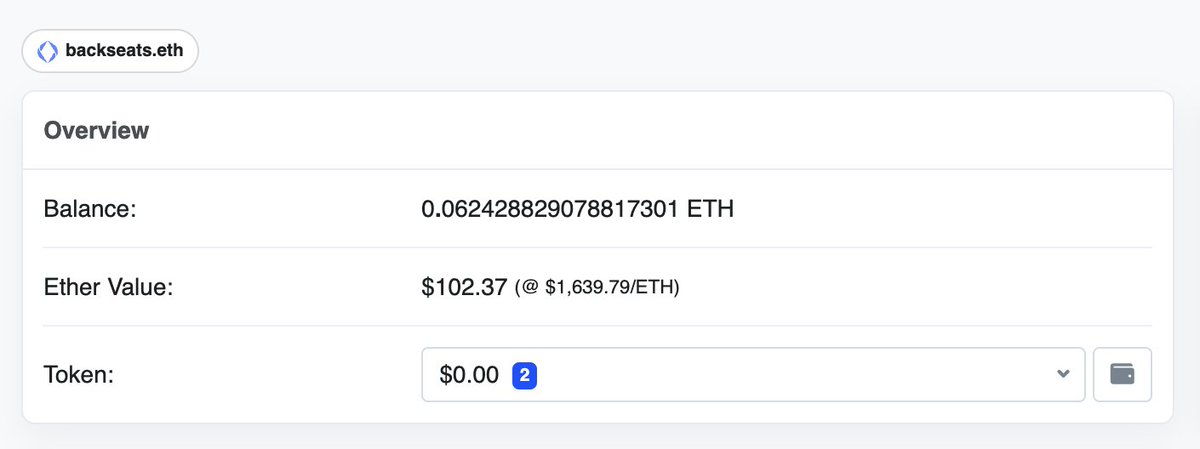 backseats_eth's tweet image. I wrote a Chrome extension that adds Mainnet @ensdomains addresses to Transaction and Address pages on Basescan (by @etherscan)

It just looks up the address or `from` on Mainnet, sees if it has an ENS address, and adds the same ENS badge from Etherscan on Basescan!

Link below