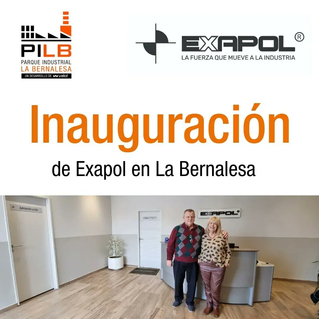 PILaBernalesa's tweet photo. Le damos la bienvenida a un nuevo inquilino a nuestro predio. Se trata de Exapol, una empresa dedicada a la fabricación de herramientas para mantenimiento y montaje industrial. 
Más información en https://t.co/QTqZJJ5k4e https://t.co/dxQ6Pi0kNh
