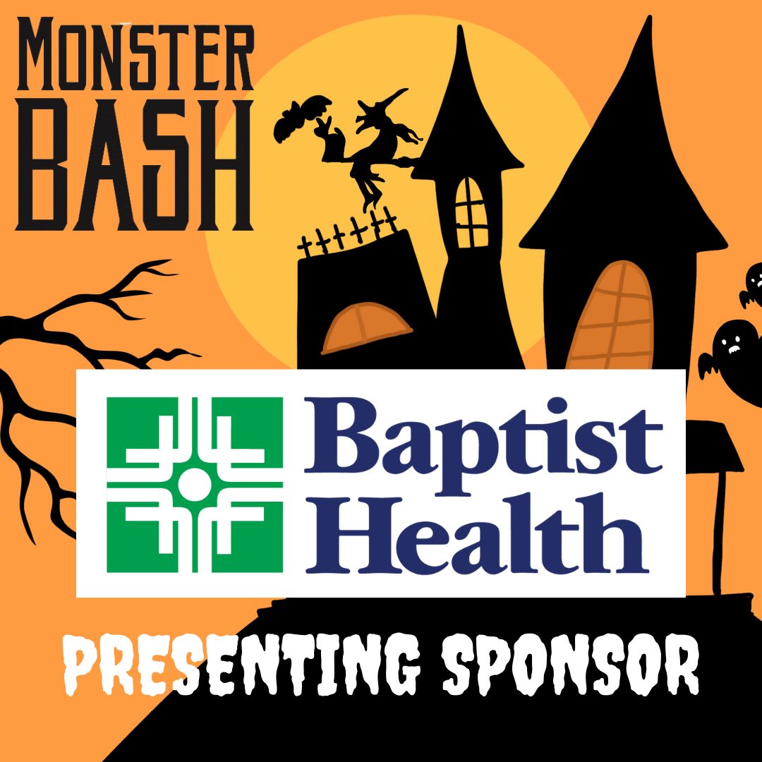 It’s time to thank our spook-tacular Monster Bash 2023 sponsors! We’re starting off with our spellbinding presenting sponsor, @BaptistHealthAR! Thank you to Baptist Health for being an amazing presenting sponsor for our 20th Anniversary Year Monster Bash!