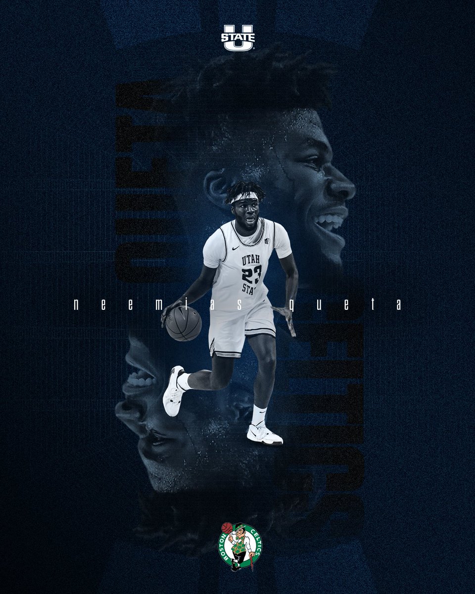 USUBasketball's tweet photo. ๐๐๐
Congrats to @nemi1599 on signing a two-way contract with the @celtics!
#AggiesInTheNBA https://t.co/RRfo287f4b