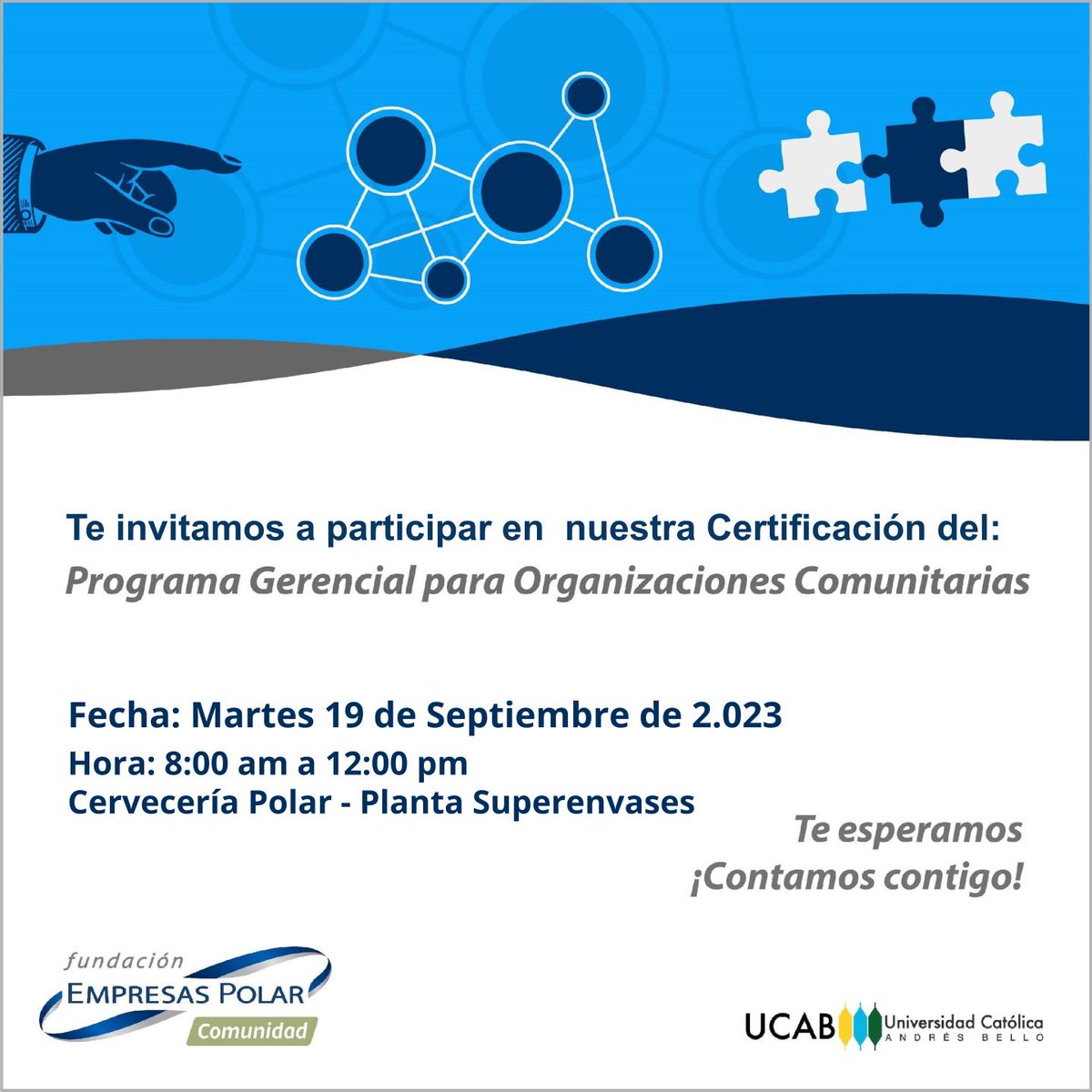 emilianogarc67's tweet photo. #19Sep #Valencia #AlcanzarMetas Agradecido por la oportuna formación de Programa Gerencial para Organizaciones Comunitarias (84 horas) de Empresa Polar y certificado por la UCAB,  líderes sociales adquiriendo herramientas para mejoras de nuestras comunidades #DesdeMiComunidad https://t.co/SC8EQ1xZsu