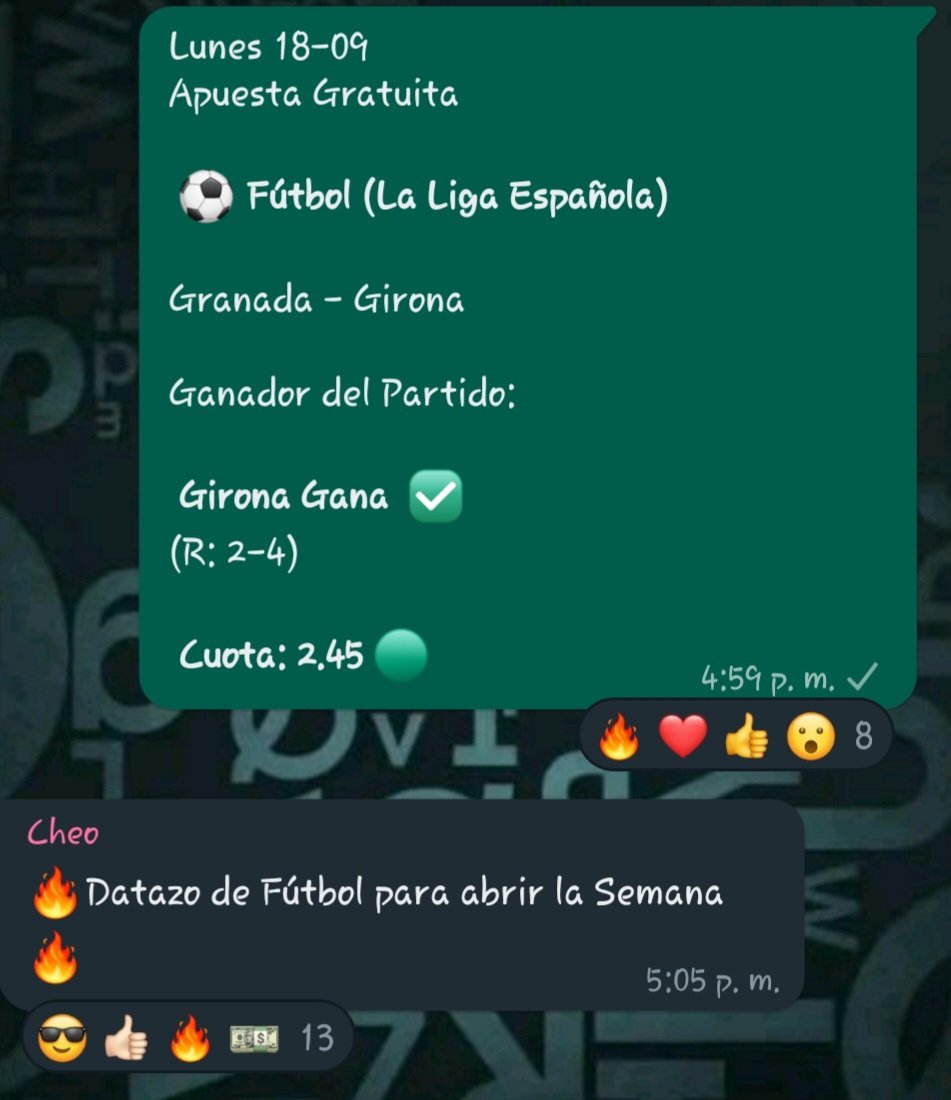 DaemLegacy's tweet photo. Ayer arrancamos la semana con un verdadero DATAZO de #futbol #LALIGAEASPORTS con la victoria del #Girona y por la noche rematamos con un acierto de #MLB 🔥😎💰 Definitivamente la mejor información para tus apuestas la encontrarás aquí 👇🏽👇🏽👇🏽

https://t.co/IzydS2GWEP https://t.co/5JJ43EyvGe