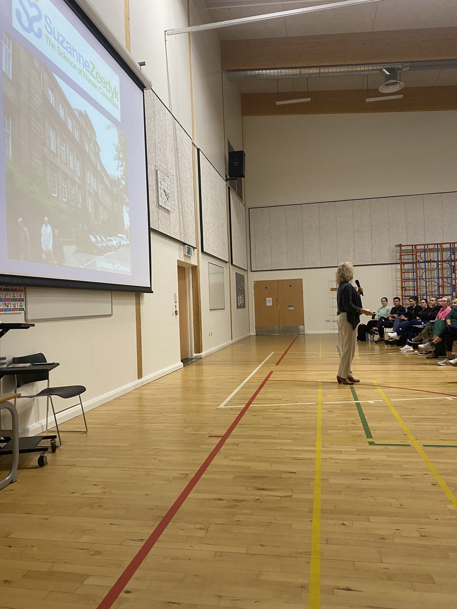AiryhallSch's tweet photo. We were delighted to welcome @suzannezeedyk back to Hazlehead ASG to present to staff about the importance of relationships and connection. @hazleheadschool @FernieleaSchool @KingsfordSch @CountesswellsSc @hazleheadacad https://t.co/5OlyQaxlyN