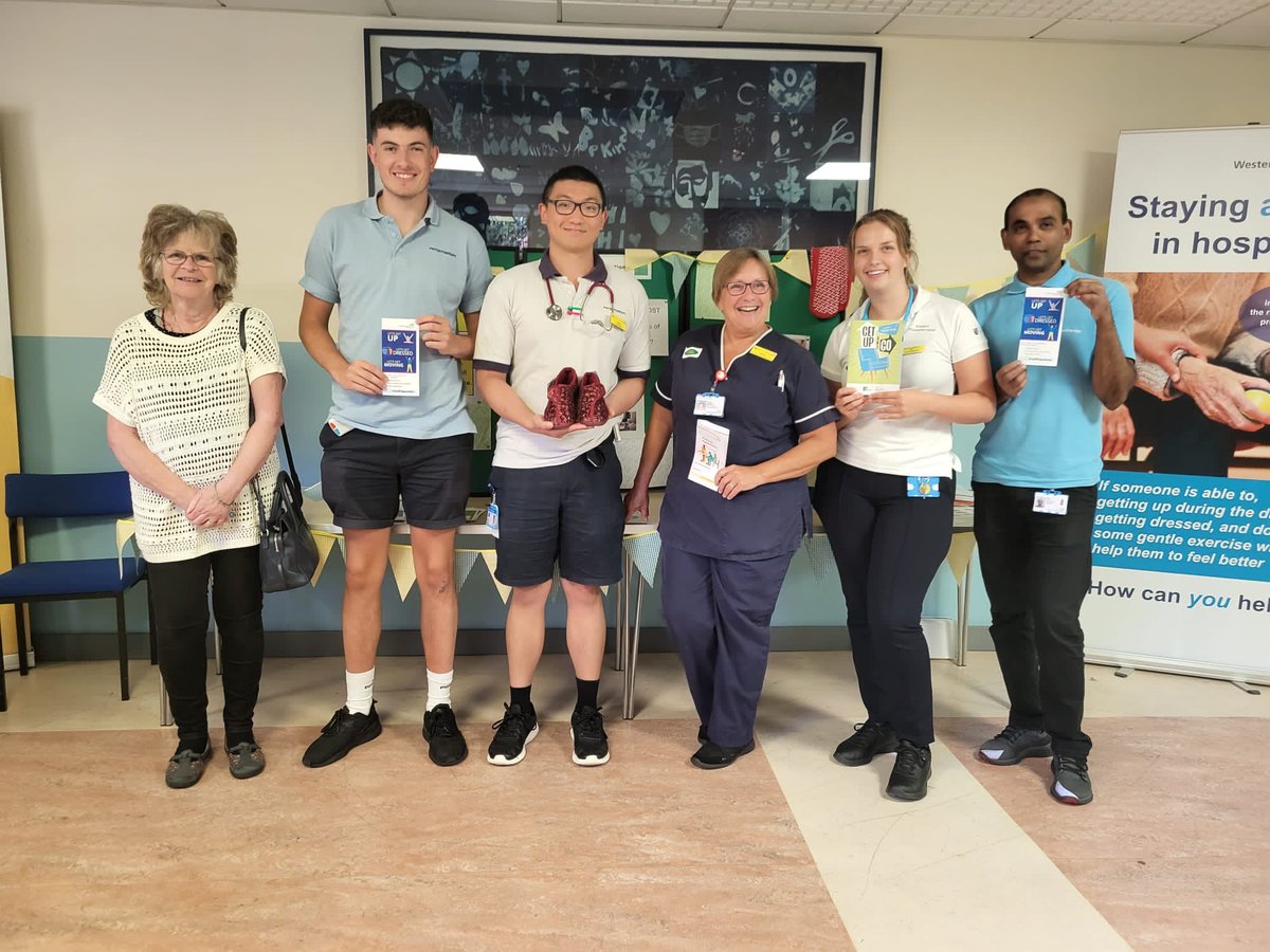 Falls Prevention Awareness at St Richard’s Hospital. A great day! ⁦Fantastic MDT collaboration! @UHSussex #harmfreecare #safermobility #endpjparalysis⁩
