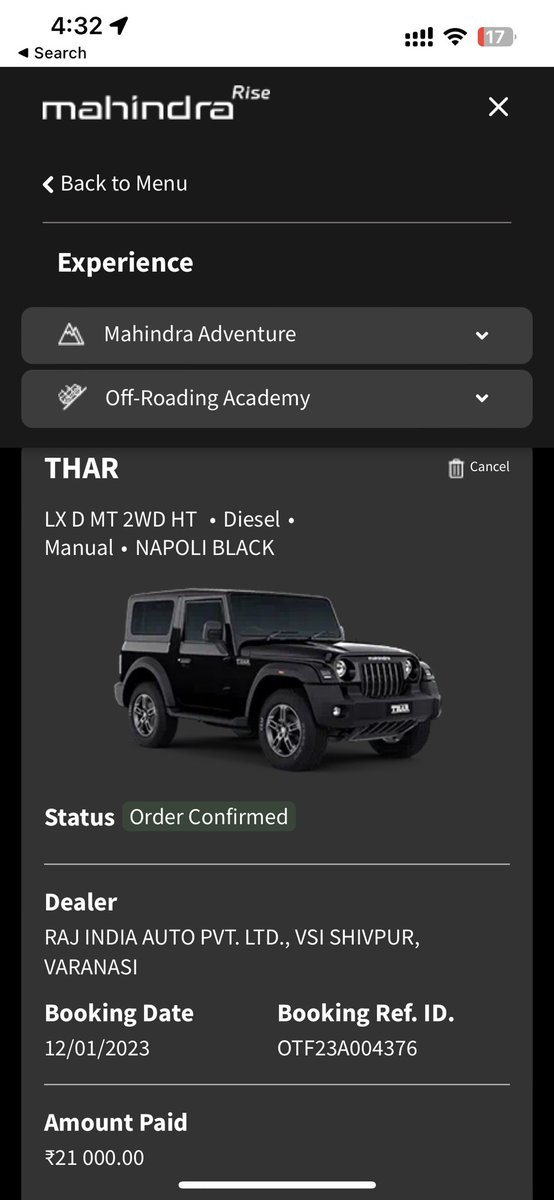 rohit0542's tweet photo. @anandmahindra @narendramodi @autocarindiamag @BBCHindi @BBCBreaking it’s been 10 months since I paid money for booking car at Mahindra and they have not made any delivery neither they are ready to pay money back. https://t.co/ALgd6DmhZw