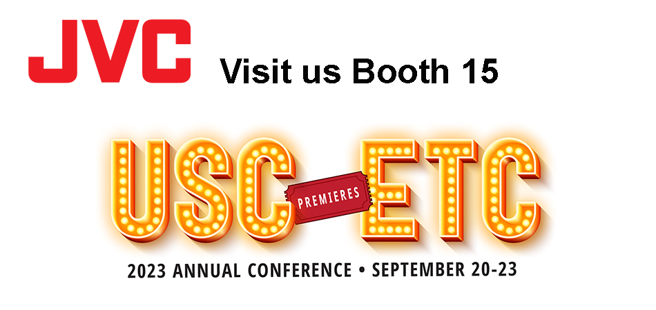 jvcprousa's tweet photo. Visit JVC tomorrow at Booth 15 at the ETC Conference hosted by USC and don't miss Friday at 3:30pm our presentation "Utilizing Existing Campus LAN for Video Production". https://t.co/zk2vGLCjmy
#AVinHIgherEd #EdTech #ETC2023 #JVCProVideo #Productionworkflows https://t.co/fE0pt8kHSb