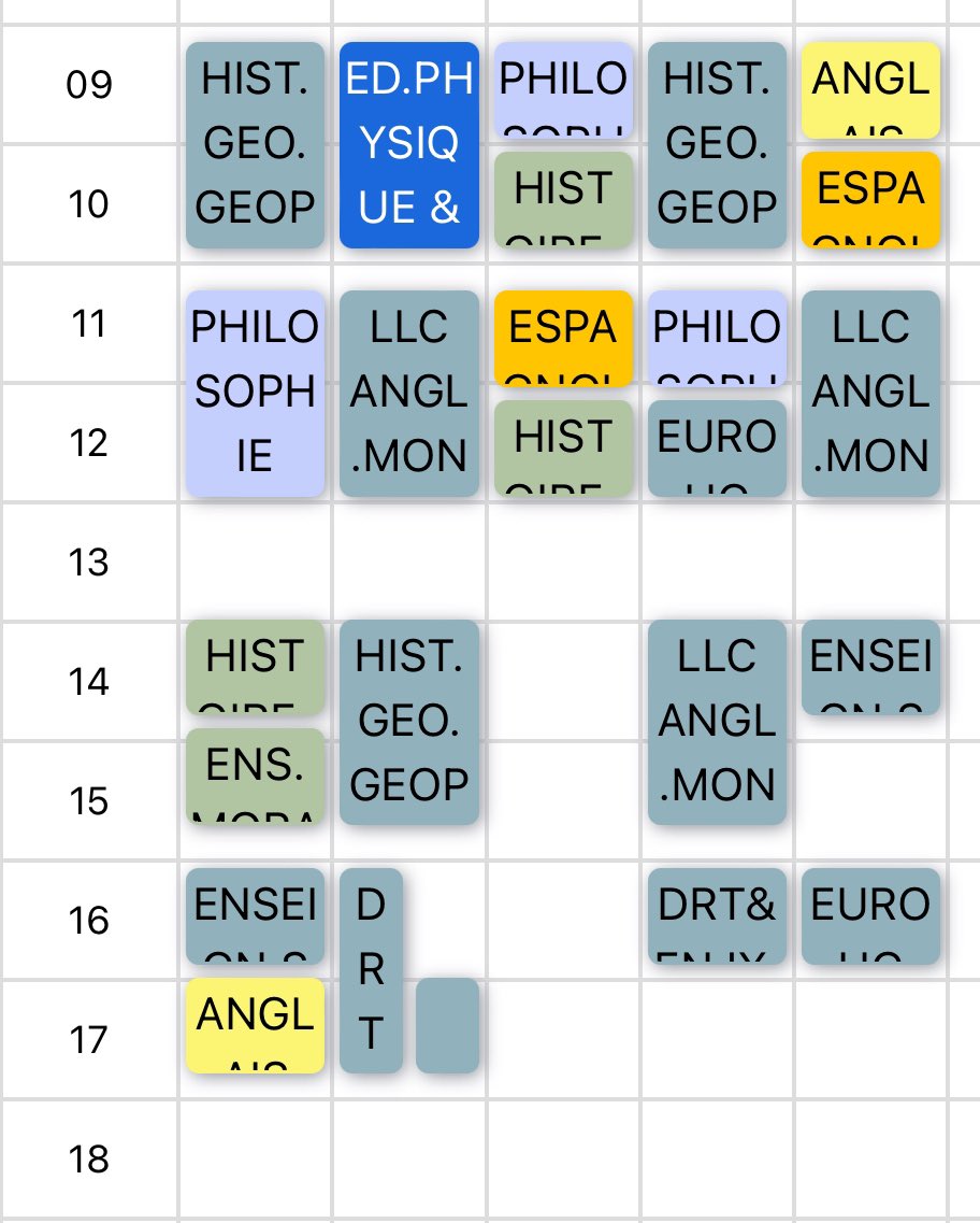 J’arrête apex ouuuuu (oui)

Carrément j’ai 2 cours en même temps le mardi soir, je vais être obligé de faire une Hermione Granger arriver à tout suivre