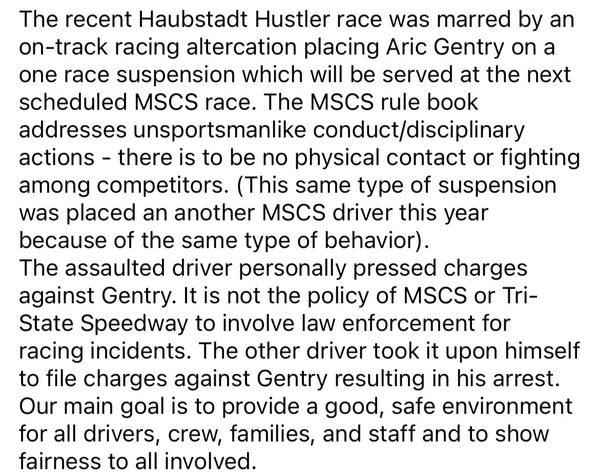 Tri-State Speedway (@TSS_Haubstadt) on Twitter photo 2023-09-19 17:48:44