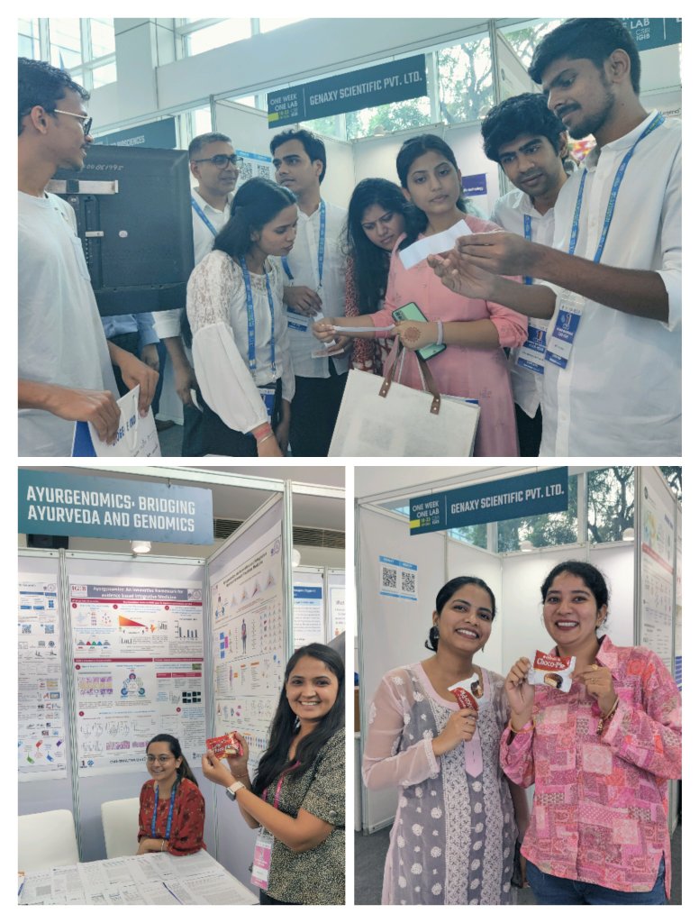 <a href="/iitd/">IIT Delhi</a> <a href="/AIIA_NDelhi/">All India Institute of Ayurveda, New Delhi</a> <a href="/BRPrasher/">Dr. Bhavana Prasher</a> <a href="/IGIBSocial/">CSIR-IGIB</a> <a href="/AditiJanmejay/">Aditi Choudhary</a> <a href="/Ritu__Chauhan/">Ritu chauhan</a> <a href="/CSIR_IND/">CSIR, India</a> <a href="/drpandeyak/">Dr A K Pandey</a> <a href="/ssethaiims/">Dr Sandeep Seth</a> <a href="/CNC_AIIMSDELHI/">AIIMS Cardio Centre</a> <a href="/ATibbia/">A&U Tibbia Coll. & Hospital, Govt. of NCT of Delhi</a> <a href="/aiims_newdelhi/">AIIMS, New Delhi 🇮🇳</a> <a href="/moayush/">Ministry of Ayush</a> To top it all, we had a dynamic day at the Research booth, with vibrant interdisciplinary interactions. Our lively quiz section on the posters crowned numerous deserving winners too!
#OWOLIGIB #Day2
<a href="/IGIBSocial/">CSIR-IGIB</a> 
(4/4)