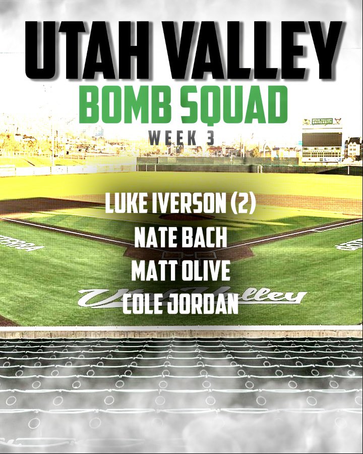 UVUBSBRecruits's tweet photo. 🔥💣 WEEK 3 LEADERS💣🔥

🏔️📈🏔️ https://t.co/YdUYYfxhp1