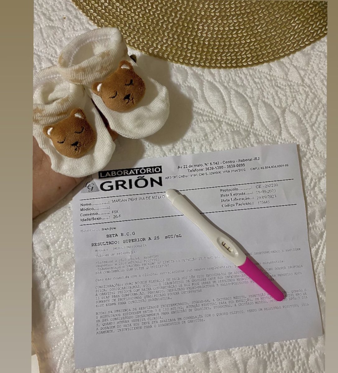 Eu jurava que não podia engravidar 🤣🤡 que venha com muita saúde meu amor 🤰🏼